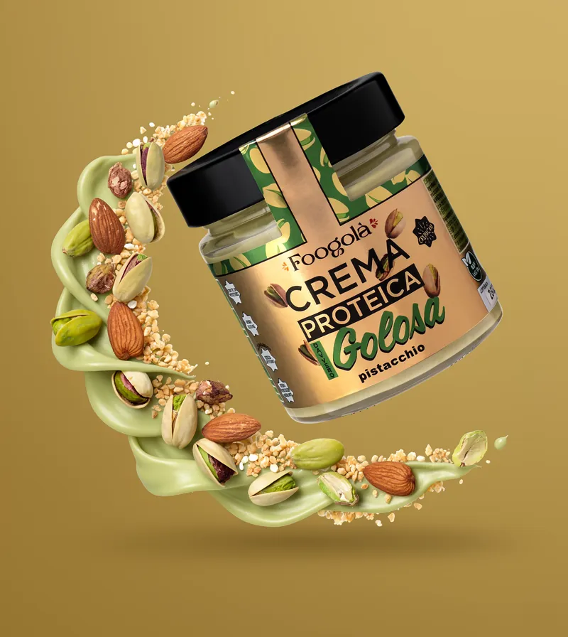 Crema Proteica al Pistacchio