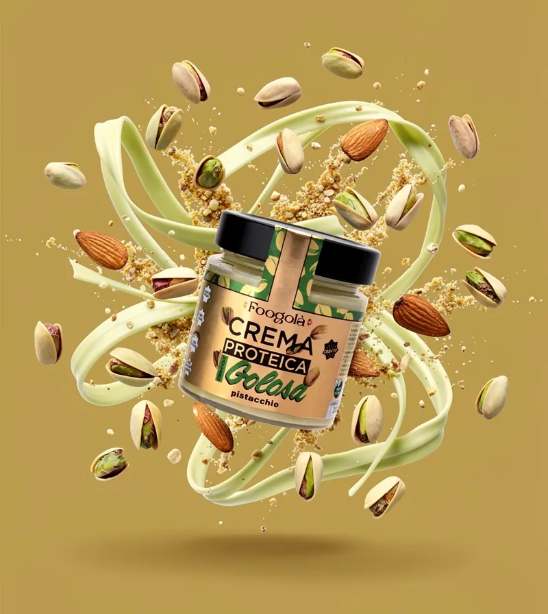 Crema Proteica al Pistacchio